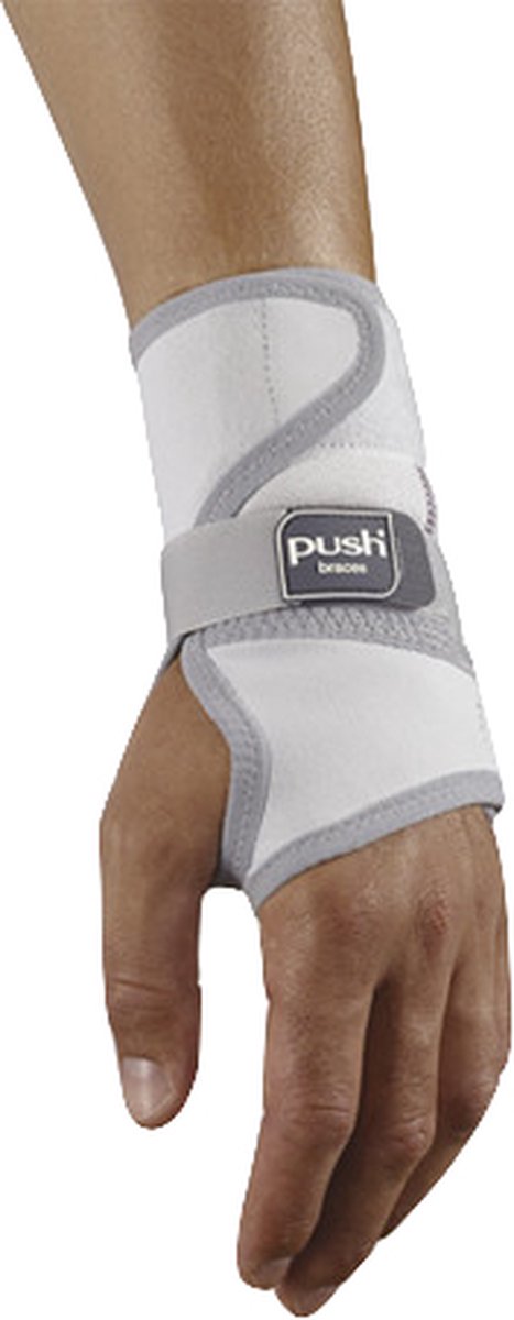 Push Med Polsbrace Splint - Grijs - Links - Maat 3