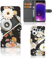 GSM Hoesje OPPO Find X5 Pro Bookcover Vintage Camera