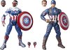 Captain America: Sam Wilson & Steve Rogers - Marvel Legends Action Figure 2-Pack (15 cm)