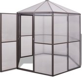 Bol.com vidaXL - Tuinkas - 240x211x232 - aluminium aanbieding