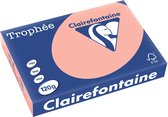 Clairefontaine Trophée Pastel, gekleurd papier, A4, 120 g, 250 vel, perzik 5 stuks