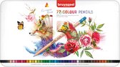 Kleurpotloden Bruynzeel Expression colour blik à 72 stuks assorti - 4 stuks