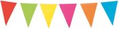 Ligne de drapeau aux couleurs gaies 10 mètres - drapeaux de fête intérieurs / extérieurs
