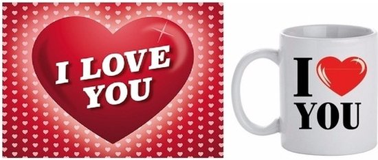 I Love You Coffee / Tea Mug and Valentine's Day - Cadeaux pour la Saint Valentin