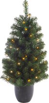 Bol.com Kunstkerstboom Imperial - In pot - 50 LED - 90cm aanbieding