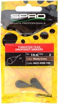 Spro Tungsten Tear Dropshot Sinkers Matt 3,5 gr 3st.
