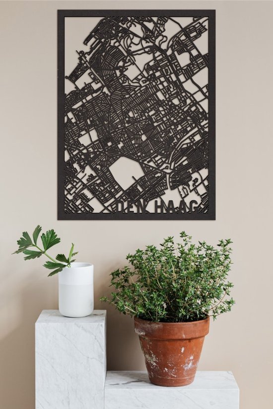 Houten Stadskaart Den Haag Zwart Mdf 100x75cm Wanddecoratie Voor Aan De Muur City Shapes Houten Stadskaart Den Haag Zwart Mdf 100x75cm Wanddecoratie Voor Aan De Muur City Shapes