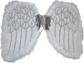 Engelen vleugels 36 cm - witte engelen vleugels voor volwassenen