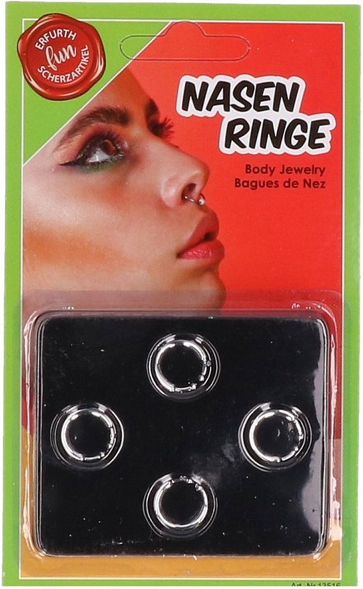 JFORYOU Neusring, 6-10 stuks, 316L staal, nep-piercing, lichaam, sieraden, 3-6 kleuren, 8 mm, Metaal