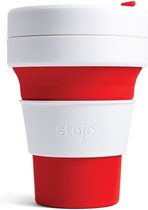 Stojo - Pocket Cup - Koffie / Theebeker - 355 ml - Herbruikbaar - Opvouwbaar - Cashmere