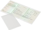 kwmobile Houder voor voertuigdocumenten- Set van 2) - Vouwbare documentenhouder - Transparante cover voor documenten