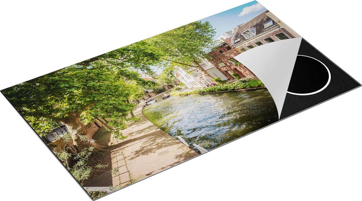 Chefcare Inductie Beschermer Oudegracht in Utrecht - 89,6x51,6 cm - Afdekplaat Inductie - Kookplaat Beschermer - Inductie Mat
