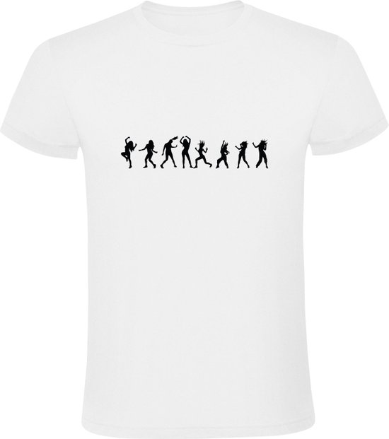 Dans Heren T-shirt dansen ballet dance tango salsa hip
