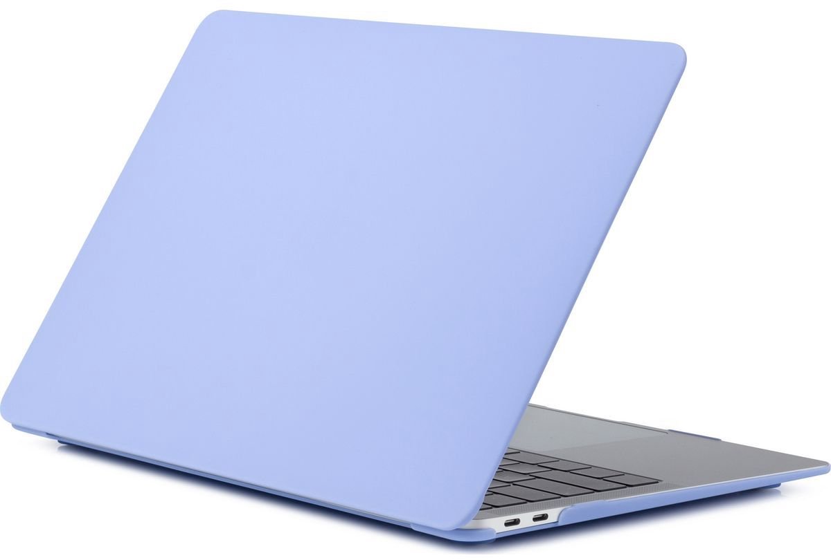 Mobigear Laptophoes geschikt voor Apple MacBook Pro 13 Inch (2016-2019) Hoes Hardshell Laptopcover MacBook Case | Mobigear Matte - Pastelblauw - Model A1706 / A1708 / A1989 / A2159