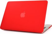 Mobigear Laptophoes geschikt voor Apple MacBook Pro 15 Inch (2012-2015) Hoes Hardshell Laptopcover MacBook Case | Mobigear Matte - Rood - Model A1398