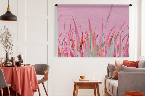 Tapisserie - Tapisserie - Été - Plantes - Pastel - 180x135 cm - Tapisserie