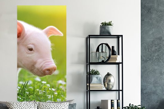 Affiche Animaux - Porcelet - Cochon - 75x150 cm