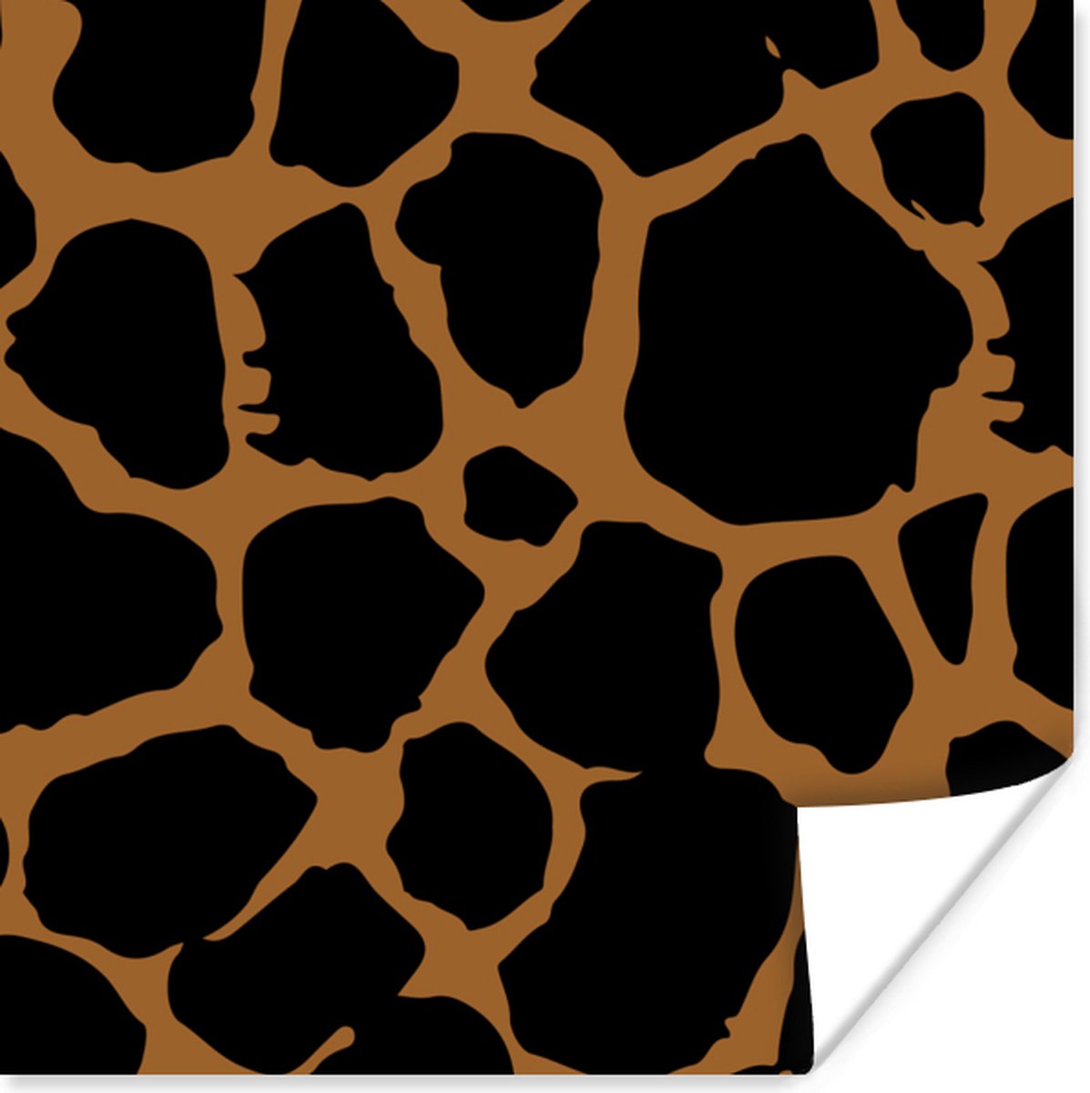 Poster Luipaardprint - Dieren - Design - 30x30 cm