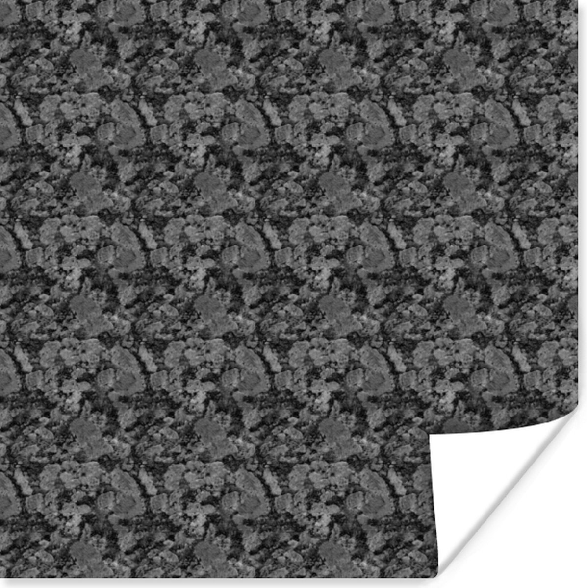 Poster Structuur - Graniet - Patroon - 30x30 cm