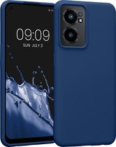 kwmobile telefoonhoesje geschikt voor OnePlus Nord CE 2 5G - Hoesje met siliconen coating - Smartphone case in marineblauw