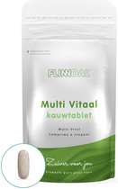 Flinndal Multi Vitaal Kauwtablet - Multivitamine Tablet voor Verhoogde Behoefte - 90 Tabletten