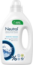Bol.com Neutral 0% Wit Parfumvrij Wasmiddel - 6 x 20 wasbeurten - Voordeelverpakking aanbieding