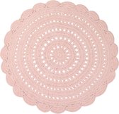 Nattiot - Alma Rond Vloerkleed/Tapijt ∅ 120 cm - Pink