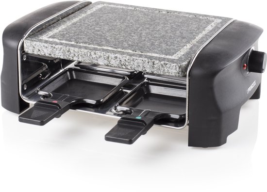 Princess Gourmetstel 162810 - Raclette Steengrill Party - 4 personen - 21 x 21 cm - Regelbare thermostaat - 600W - PFAS Vrij — afbeelding 2