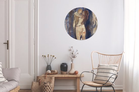 Death and Life - Feuille plastique Edvard Munch Wall Circle