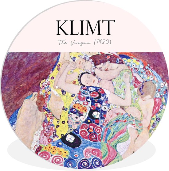 Cercle mural Oude Meesters - Décoration murale ronde - Plastique - ⌀ 60 - La vierge (1980) - Gustav Klimt - Old Masters