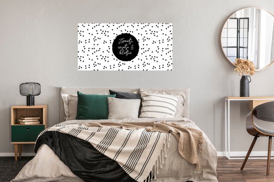 Affiche Soleil, vin & chat - Citations - Texte - Vin - Été - 120x60 cm
