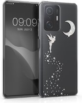 kwmobile telefoonhoesje geschikt voor Xiaomi 11T / 11T Pro - Hoesje voor smartphone - Glitterfee design