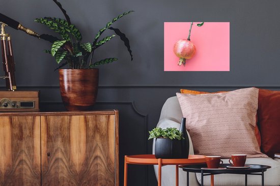 Stickers muraux - Plantes - Été - Rose - 40x30 cm - Feuille adhésive