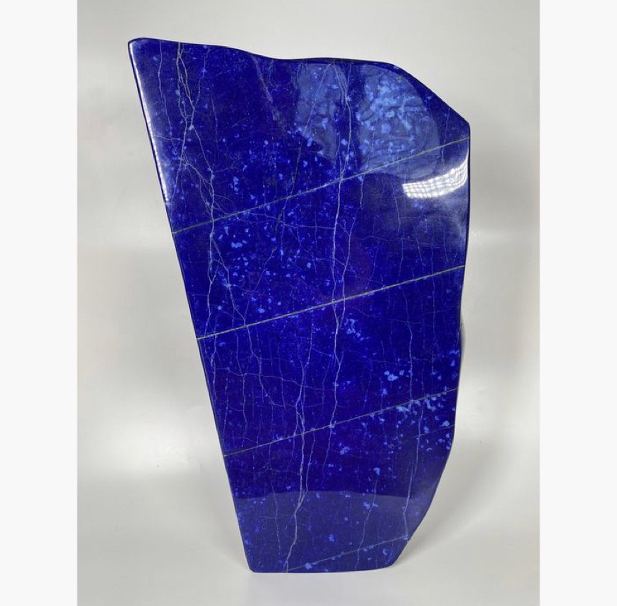 A+++ Lapis Lazuli Steen - 500 GR - Vrije Vorm - Zelfstaand - Blauw - Energy - Helend