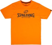 Spalding Essential Logo T-Shirt Kinderen - Oranje | Maat: 140
