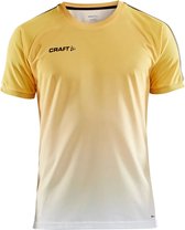 Craft Pro Control Fade Shirt Korte Mouw Heren - Geel | Maat: XXL