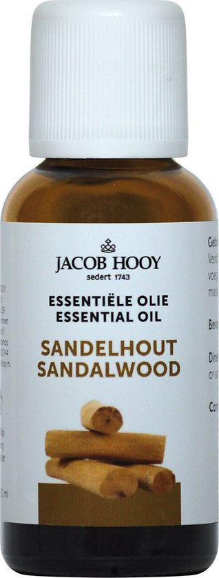 Jacob Hooy Sandelhout – 30 ml – Etherische Olie
