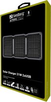 Solar Charger 21W 2xUSB