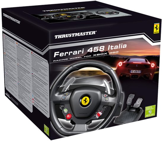 Thrustmaster Ferrari 458 Italia Racing Wheel - PC & Xbox 360