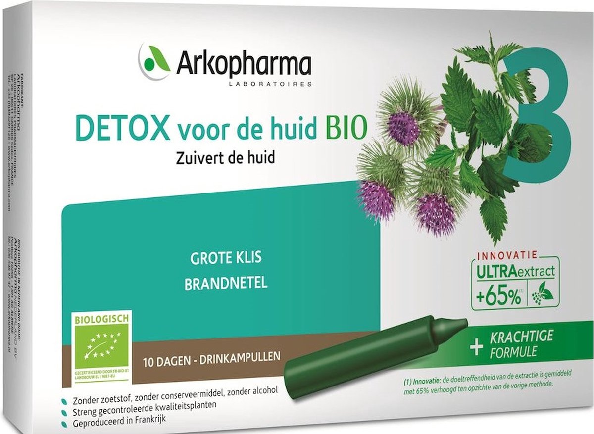 Goedkoopste Arkopharma Detox Huid Bio - 10St