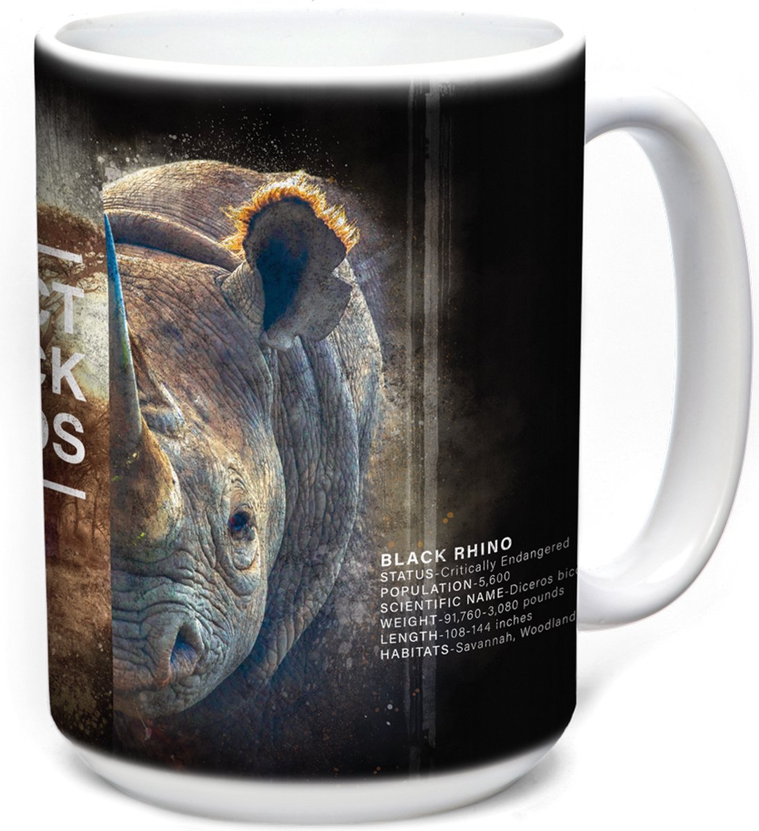 Mok Protect Rhino Black 440 ml