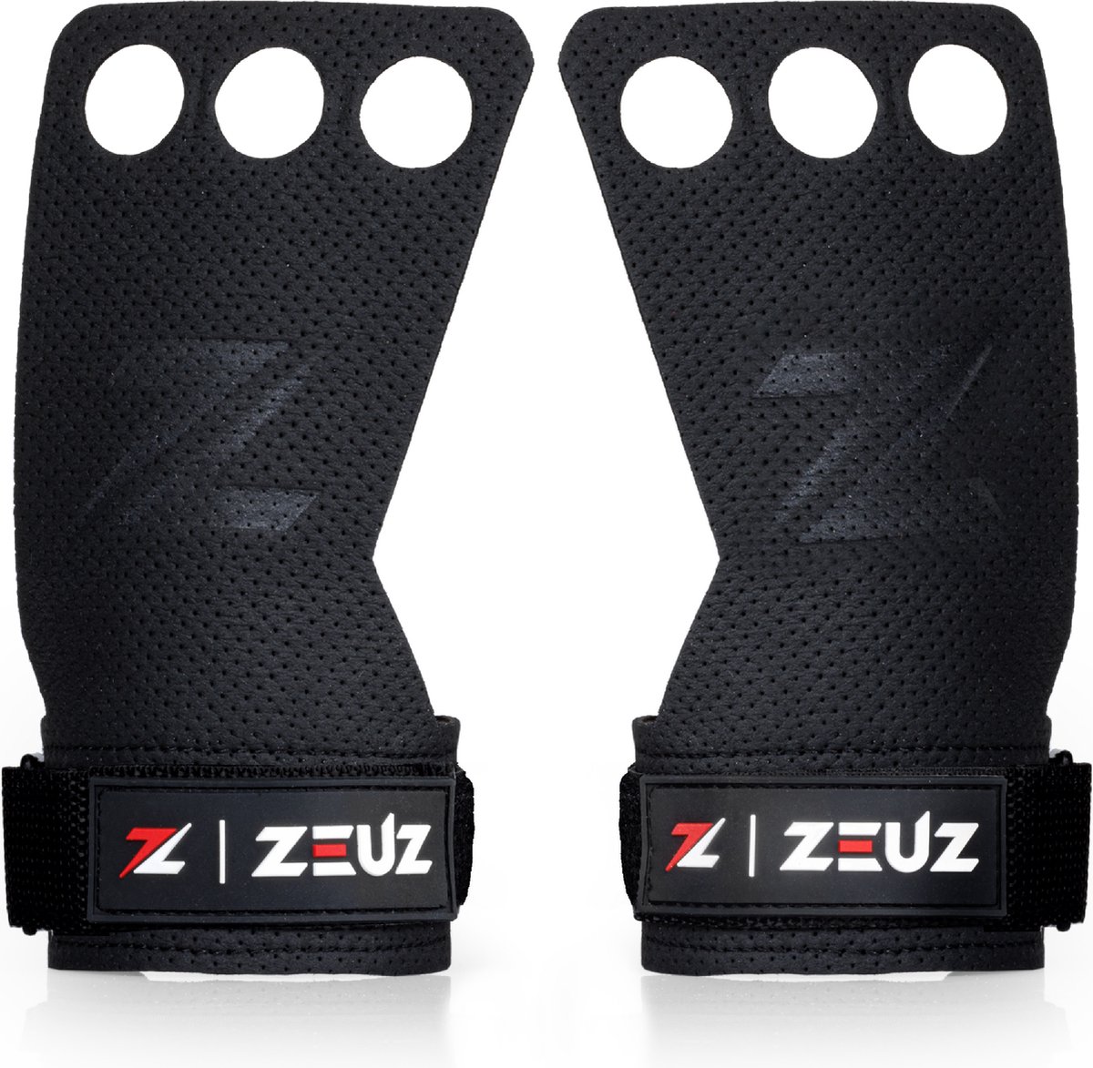 ZEUZ Grips – Sport Handschoenen – Geschikt voor CrossFit, Fitness, Turnen & Gymnastics – Zwart – Maat M - ZEUZ