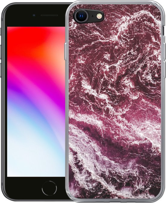 Coque iPhone 7 - Marbre - Natuursteen - Minéraux - Siliconen