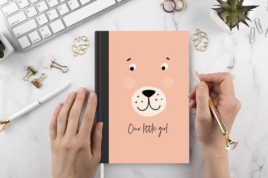 Carnet - Cahier d'écriture - Citations - Notre petite fille - Proverbes - Bébé - Carnet - Format A5 - Bloc-notes