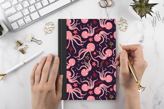 Carnet - Cahier d'écriture - Poulpe - Bébé - Design - Carnet - Format A5 - Bloc-notes