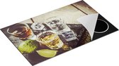 Chefcare Inductie Beschermer Alcoholische Drankjes - Drank - 85x50 cm - Afdekplaat Inductie - Kookplaat Beschermer - Inductie Mat