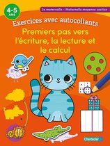 Exercices avec autocollants - Premiers pas vers l'écriture, la lecture et le calcul (4-5 a.)