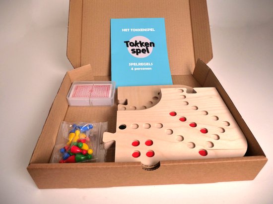 Tokkenspel 4 personen - Bordspel - Gezelschapsspel - Tokken - Tokbord