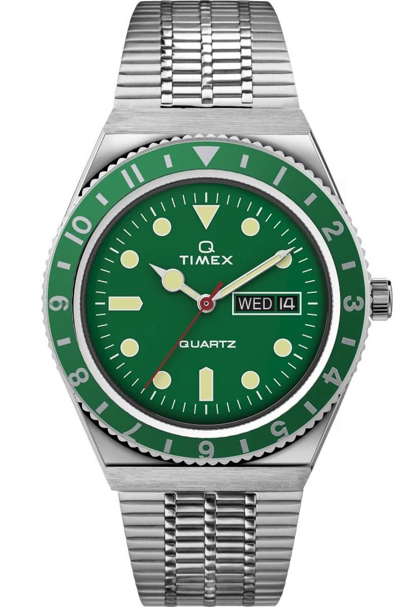 Timex Q Reissue TW2U61700 Horloge - Staal - Zilverkleurig - Ø 38 mm