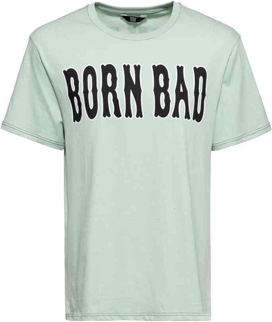 King Kerosin - Born Bad Heren T-shirt - 3XL - Mintgroen